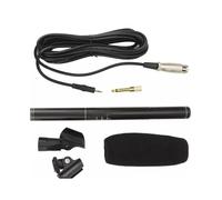 aqxreight Micrófono de Escopeta Profesional, para el Micrófono de Entrevista de Vlogging de Cámara DSLR con Parabrisas, Soporte de Choque, Caja de Transporte, Cable XLR