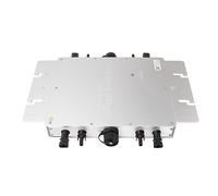 aqxreight Microinversor de Conexión a Red Solar: Inversor de Aleación de Aluminio Impermeable de 1200 W para de Energía Solar Doméstico, Conversión Eficiente de CC a CA, Protección IP65, Fácil