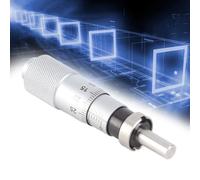 aqxreight Micrómetro de Cabeza Plana de 0, 13Mm con Tuerca de Bloqueo para Equipos de Producción de Lcd, Calibración de Máquinas Herramientas Cnc de Fibra óptica (cabeza plana con tuerca)