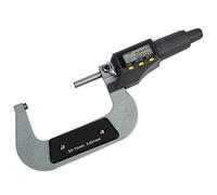 aqxreight Micrómetro Exterior Digital de 50-75 Mm Calibrador de Micrómetro Electrónico de 0,001 Mm para Leer Mostrar los Resultados Durante Mucho Tiempo, No Medir la Vida útil de la Superficie