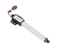 aqxreight Mini Actuador Lineal 100 Mm de 70 N de Empuje 8 Mm/s de Velocidad 24 V CC con Interruptor de Límite Final para Maquinaria Agrícola Automatización de Fábricas Automatización del Hogar Servo