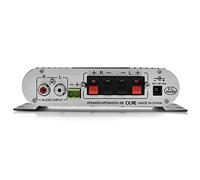aqxreight Mini Amplificador de Potencia Estéreo para Automóvil y Hogar Amplificador Digital de 2.1ch con Concha de Aluminio de Control de Agudos Bajos (BLACK)