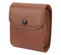 aqxreight Mini Bolsa de Fotos para Cámara Estuche de Almacenamiento de Imágenes de Cuero PU para SQ10, Soporte Portátil con Solapa Segura, Organizador de Películas para Viajes, Accesorio Retro para