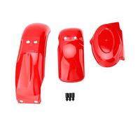 aqxreight Mini Kit de Plástico para Bicicleta, Juego de Guardabarros ABS | Guardabarros Delantero Trasero y Cubierta Lateral de Batería, Reemplazo de Carenado ABS de Alta Resistencia, Acabado