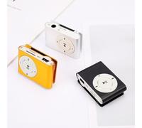 aqxreight Mini Reproductor de MP3 USB 2.0 de 3,5 Mm con Soporte de Clamp/Holder Tarjeta de Memoria La Pantalla Táctil Simple sin Pantalla Hace Que Sea Fácil de Operar y Se Sienta Cómodo en La Mano.