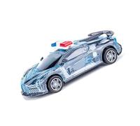 aqxreight Modelo de Carreras de Coches Eléctricos Simulación de Juguete Inercia Luz Multifuncional Modelo de Carreras de Coches Musicales para Niños Azul a y Tiempo de Juego para Niños Coche (Black)