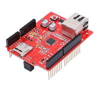 aqxreight Módulo de Placa de Expansión de Red para Diseño Apilable W5500 con Soporte SPI y Ethernet de Alta Velocidad Ideal para Desarrollo de Servidores Web y Proyectos Electrónicos