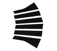 aqxreight Moldura de Ventana para Pilar de Puerta, Postes de Pilar, Cubierta Exterior de Puerta, Adhesivo Antirrayas, Parte Trasera, Reemplazo de PC Negro con 4 Piezas para 2011-2021 (Black)