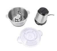 aqxreight Molinillo de Carne Eléctrica 350W 2L Dos Niveles Función de Frenado de Acero Inoxidable Chopper Chopper US Enchip 100-120V Es y Cumplir con la Carne Eléctrica de Ingredie Grindermeat.