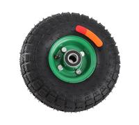 aqxreight Neumático para Carro de Herramientas de 10,5 Pulgadas con Rodamientos 6204-2RS Rueda Inflable de Goma Resistente para Carros Utilitarios, Carretillas de Mano y Uso Industrial Neumático de