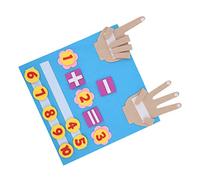 aqxreight Niño Pequeño con Juego de Suma y Resta, Juguete Educativo Montessori para Niños, Fieltro de 3mm de Espesor, Número, Entrenamiento de Autismo, Colores Brillantes