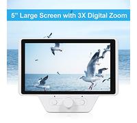 aqxreight Ocular Electrónico para Telescopio, Cámara Digital, Grabadora de Vídeo con Conexión WiFi y Control Remoto, Permite Imágenes WiFi, Vídeos, Clips e Imágenes Claras, en Movimiento, Cristal