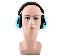 aqxreight Orejeras con Cancelación de Ruido para Niños 25dB NRR Audición Protectores Auditivos Plegables Cómoda Diadema de Espuma ABS Azul o (BLUE)