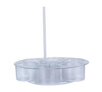 aqxreight Organizador de Botellas de Agua Soporte de Almacenamiento de Vasos Antideslizante de Plástico Giratorio de 360 Grados para Botellas de Agua con y Fuerte Antideslizante Que Garantiza