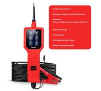 aqxreight P100 Pro 9-30V Circuito de Automóviles Tester Automotriz Probador de Diagnóstico de 12V Circuito de 24 V Kit Multímetro Piezas Digitales Activación de Alimentación 0-5V Múltiples Idiomas