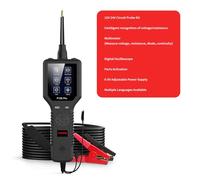 aqxreight P100 Pro 9-30V Circuito de Automóviles Tester Automotriz Probador de Diagnóstico de 12V Circuito de 24 V Kit Multímetro Piezas Digitales Activación de Alimentación 0-5V Múltiples Idiomas