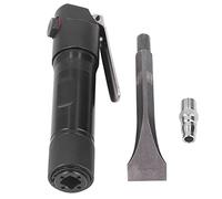 aqxreight Pala Neumática de Mano de Tipo Recto Cabezal Autoblocante de Aleación de Aluminio Kit de Cincel de Aire de 1/4 pulg. Estilo Europeo que Mantiene un Funcionamiento Prolongado y sin Esfuerzo