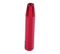 aqxreight Palabón Manual de la Perilla de de Aluminio 18 Cm Reemplazo Universal con Diseño Ergonómico para la Comodidad del Automóvil Elegante Azul Rojo Negro (rojo)