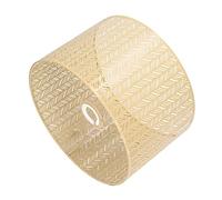 aqxreight Pantalla de Lámpara Hueca de Hoja de Abeto, Cubierta de Pantalla Decorativa Grabada en Hierro de 25Cm para Lámpara de Techo de Mesa E27 E14, Color Negro (GOLD)