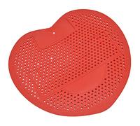 aqxreight Pantalla para Orinal - Cubierta de Drenaje en Forma de Corazón que Evita Salpicaduras y Obstrucciones para Oficinas, Restaurantes - Estera Desodorante para Urinario Esencial para Inodoro