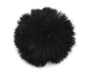 aqxreight Parabrisas Peludo, Parabrisas de Micrófono de Solapa con para Uso en Interiores y Exteriores, Manguito Suave y Cómodo para Reducir el Ruido del Viento, Se Adapta a la (BLACK)