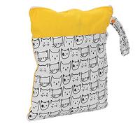 aqxreight Patrón de Dibujos Animados Bolsa de Pañales Húmeda y Seca Lindo Viaje Pañal Portátil Bolsa de Almacenamiento de Pañales # 2 para Otros Húmedos Snap para una de Es bebé la de Almacenamiento