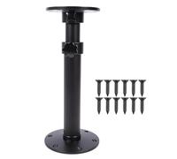 aqxreight Pedestal de la Mesa del Barco Pedestal de la Mesa Marina Pedestal de Aluminio de Servicio Pesado Ajustable 18.11-27.76 Pulgadas con Soporte Extraíble para Barcos RVs Yates
