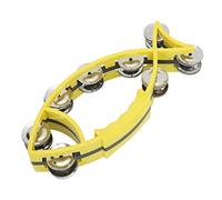 aqxreight Percusión de Jingles de Doble en Forma de para Niños, Jardín de Infantes, Educación Temprana, el Interés de los Niños Verdes y el Instrumento para Tocar, el Gatillo Doble en Forma de