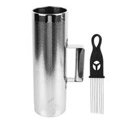 aqxreight Percusión Guiro Instrumento Musical Percusión de Aluminio Guiro Shaker para Niños Educación Temprana y Resistente Es Fácil de Usar Esta está Hecha de Aluminio Material Que