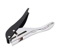 aqxreight Perforadora de un Orificio Resistente Perforadora de Mano de Metal Redonda de 6 Mm para Tarjetas de Identificación, PVC, Insignias y Fotografías Diseño a Prueba de Herrumbre con