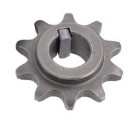 aqxreight Piñón de Cadena 40 41 420, Piñón Delantero de Acero de de 10 Dientes con Orificio de 16 Mm para Mini Bicicletas CT200UEX Trail BT200X Go Karts ATV