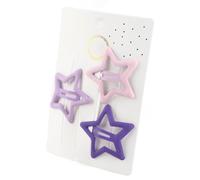 aqxreight Pinzas para el Cabello con Forma de Estrella, Pasadores para el Cabello con Forma de Estrella Hueca, Pinzas para el Lindas de Colores Mezclados, Accesorios de Peinado para Mujeres, Niñas y