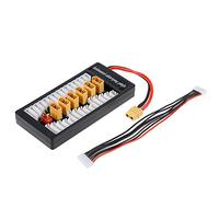 aqxreight Placa Adaptadora de Carga Paralela de Batería LiPo 2-6S Placa de Equilibrio de Enchufe XT60 para Imax B6 B6AC Tres Usos de Carga (Si Sucede Que Las Baterías, la Puede Proteger el Circuito