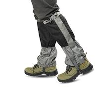 aqxreight Polainas para Piernas Polainas para Botas de Nieve Impermeables Empalme a Prueba de Desgaste Senderismo Esquí Correr Cubiertas para Piernas Al Aire Cubiertas para Zapatos AGUA El (BLACK)