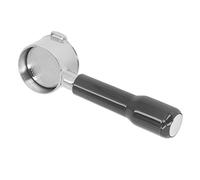 aqxreight Portafilter sin Fondo de 51 Mm para Cafet Machine Eco310 - Manija Desmontable de Acero Inoxidable de 2 Oídos con Cesta (BLACK)