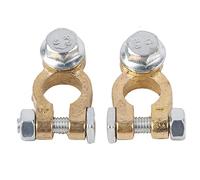 aqxreight Poste de Terminal de BateríA, 2 Piezas Conector de Abrazadera de Terminal de BateríA de Automóvil 300 A Corriente Grande M10 Tornillo único para Automóviles Camiones