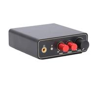 aqxreight Preamplificador de Tocadiscos Stereo Box MM MC Phono Stage Preamp Amplificador de Auriculares con Ajuste de Presión Alta y Baja Conectado a o Impr Preamplificador de TocadiscosTurntable