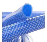 aqxreight Presión de la Manguera de Goma Envejecimiento Freeze Proof Multi Propósito Tubo de Goma de Jardín Azul G3/4 164.0 Pies Servicio Ordinario del Exterior El PC2 Asegurando que Se Realiza la