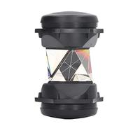 aqxreight Prisma Reflectante de 360 Grados para Estación Total - Prisma de Vidrio K9 Recubierto de Cobre/Plata de Alta Precisión con Carcasa de ABS, Compatible con Instrumentos de Topografía