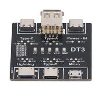 aqxreight Probador de Cable USB Módulo de Detección de Cable de Datos Confiable para Tipo C y USB, Herramienta de Diagnóstico de Protección Múltiple para Dispositivos, Buscador de Fallas Portátil