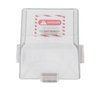 aqxreight Protector de la Cubierta del Botón de Parada de Emergencia Protector de Interruptor de Botón Pulsador Retardante de Llama con Aislamiento Magnético de PC Transparente para Seguridad