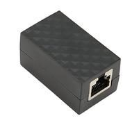 aqxreight Protector Ethernet RJ45 con 8 Protectores de Truenos de TV para Enrutador Antena PoE CAT5 CAT6 Gigabit LAN Plug and Play Retardante de Llama 100V0