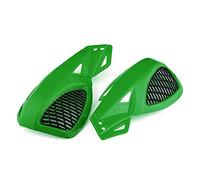 aqxreight Protectores de Manos Universales para Motocicleta, Protectores de Barra de Cepillo ABS para Bicicleta, ATV, Scooter, Guardamanos Rojos, Desechos (GREEN)