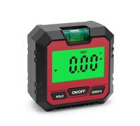 aqxreight Protractor de Inclinómetro Digital/inclinómetro/3 en ángulo Medidor de ángulo de/Medidor de Bisel de 90 ° Caja Digital para una Medición de 4 X 90 Grados. Medición del Imán Adsorbido (con