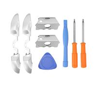 aqxreight QM21070921 Parachoques Repuestos Mejorados de Gatillos Izquierdo y Derecho para Controlador para Controlador. su Chapado P Parachoques de Repuesto para OneLeft y Right