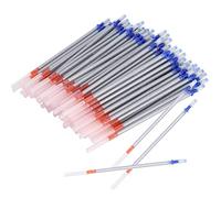 aqxreight Recambios para Rotuladores de Tela, Paquete de 200 Tinta Plateada para Artesanía en Cuero Textil, Marcado Transparente y Borrable, sin Suministros de Costura para Entusiastas del Bricolaje