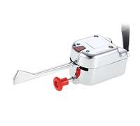 aqxreight Reemplazo del Interruptor de Señal de Giro Universal Street Hot Rod de 12 V para Reemplazo para GM en la Varilla de Giro Temprana Columna Cromada de Montaje Simplemente para Varilla de