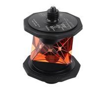 aqxreight Reflector de Prisma de Estación Total K9 Vidrio y ABS Prisma Reflectante de 360 Grados para Aplicación de Valor de Corrección de Túnel de 360°Reflector de Estación Total Grado