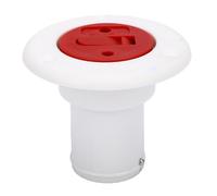 aqxreight Relleno de Cubierta de Barco, Tapa de Llenado de Agua de Plástico Pom a Prueba de Intemperie de 40mm con Cerradura para Barco de Yate RV