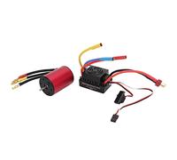 aqxreight S3650 3900KV Motor sin Escobillas Impermeable 60A Motor sin Escobillas ESC T Plug Macho para Coche 1/10 RC Piezas de Mejora para una Calidad Eficiente Multi Es 60A La Resistencia Al Agua